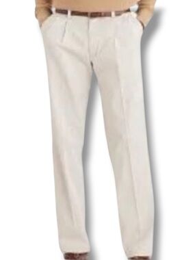 Dockers Pacific Collection Off White Field Khaki Stretch Chinos 100 Cotton SZ 38